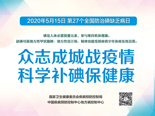 众志成城战疫情 科学补碘保健康